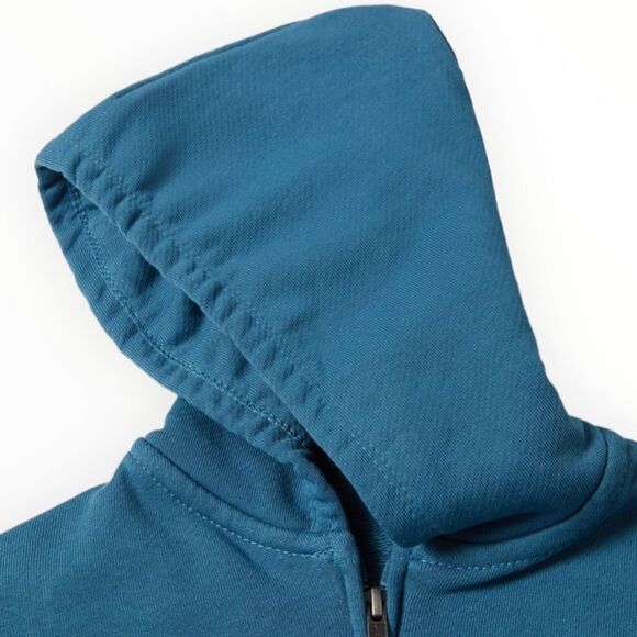 ZARA Kids | Mid-Blue | PLAIN KANGAROO JACKET - Picture 3 of 5